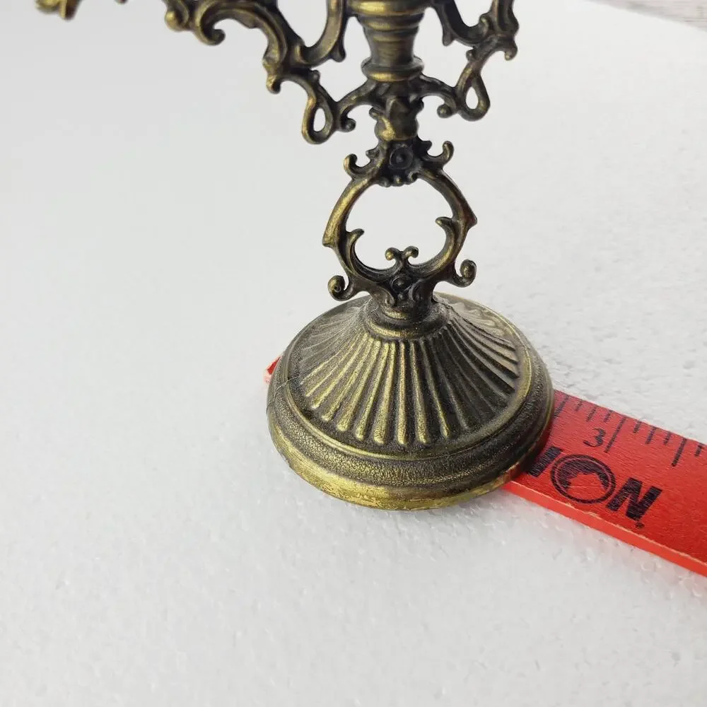 Vintage Italian Ornate Brass Small 5